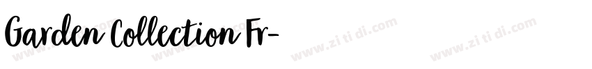 Garden Collection Fr字体转换